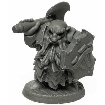 Reaper Bones Legends: Dark Dwarf kitchen chopping tool