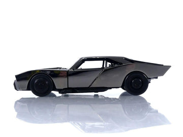 Jada Toys Batmobile SDCC 2022 1:24 Scale with Batman Diecast Vehicles, Chrome Black