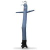Cool Grey Gray 8 Foot Tall Inflatable Tube Man Air Powered Waving Puppet, Air Blower Motor Included with 6ft Solid Colored Dance