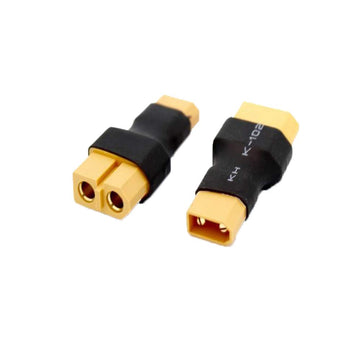 LinsyRC 5-Pack XT30 Male Connector to XT60 Female Connector Adapter for RC FPV Drone Car Lipo NiMH Battery Charger ESC