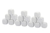 Qidiwin White Eva Foam Dices For Kids Graffiti-Building Blocks,Creative Painting, Party Supplies, 1.96 Inchs,18Pcs