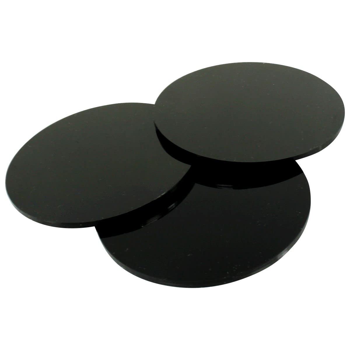 Litko Model Display Bases | 3 Inch Circular | 3 Inch Round | 76Mm | Rpg Huge Figure Size (3 Pack)