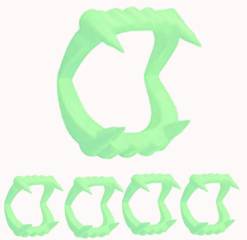 Halloween Teeth Glow in The Dark Fangs Teeth, Dress-Up, Pretend Play (1000-Pack)