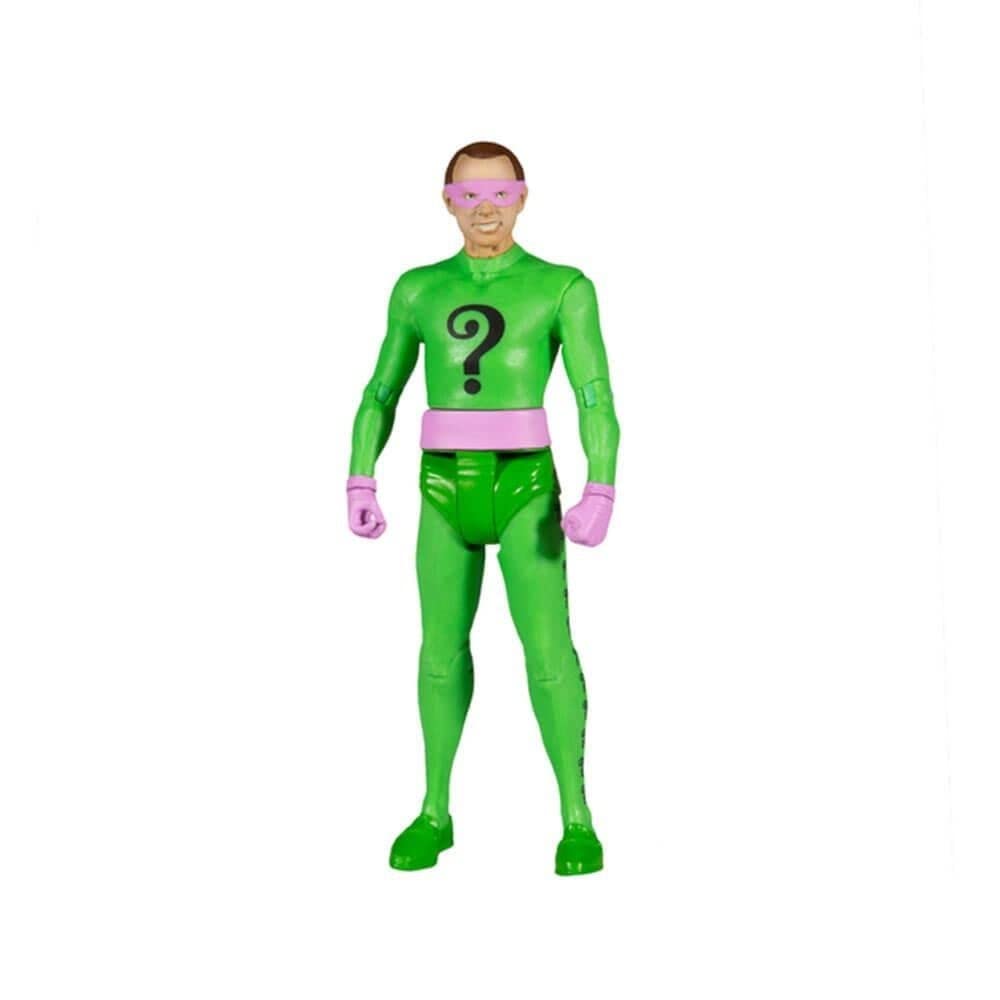 Mcfarlane Toys, Dc Multiverse, Dc Retro The Riddler Action Figure With Action Word Bubbles, Collectible Dc Retro 1960'S Tv Figure - Ages 12+, Multicolor, 5-Inch