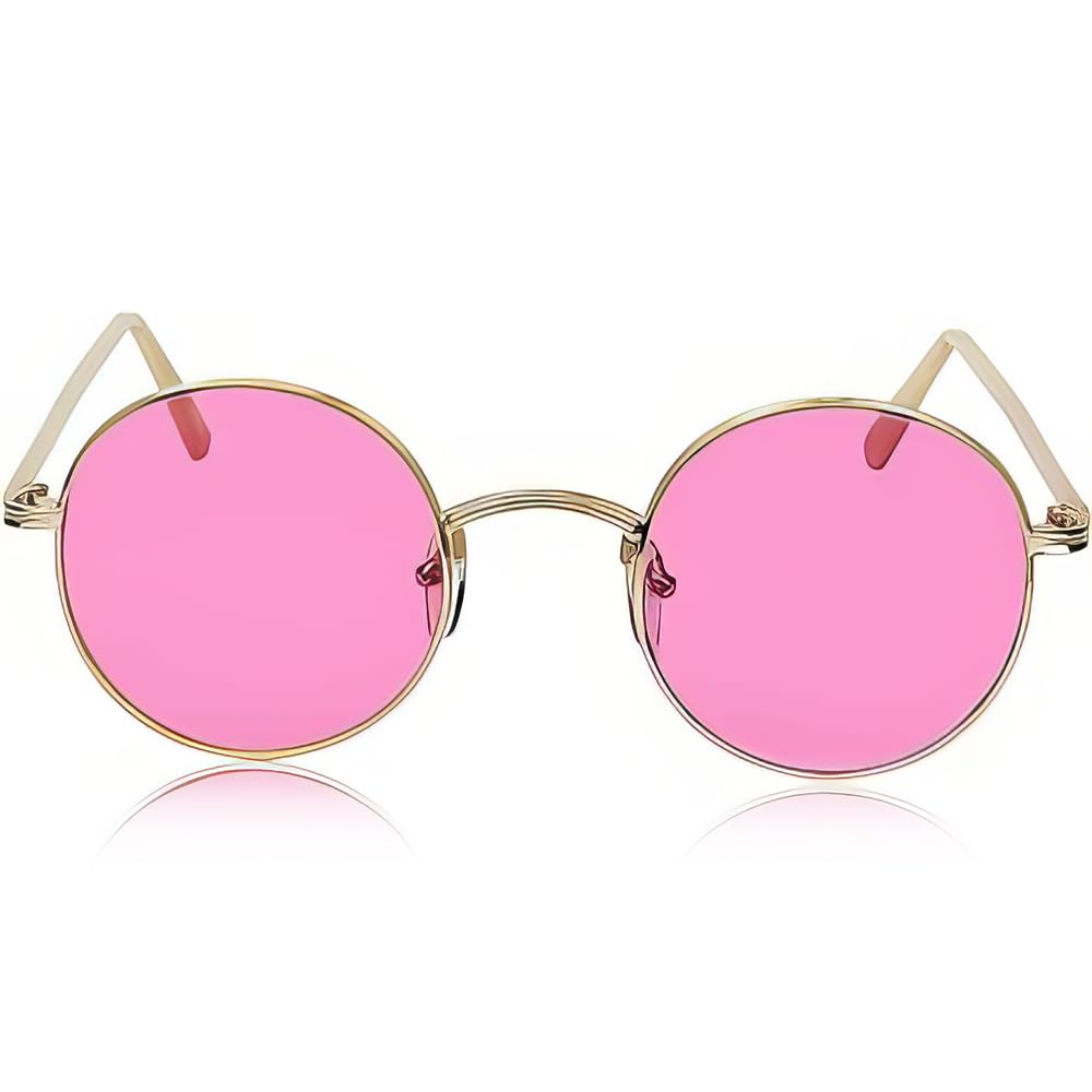 Fancy Hippie Glasses (Adult Size) 1 Pc.- Retro Style Sunglasses, Perfect For Parties, Festivals & Fashion Enthusiasts