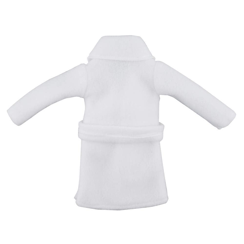 Yamaso Santa Clothing For Doll (Fluffy Vest+ Plaid Skirt + Bathrobe)