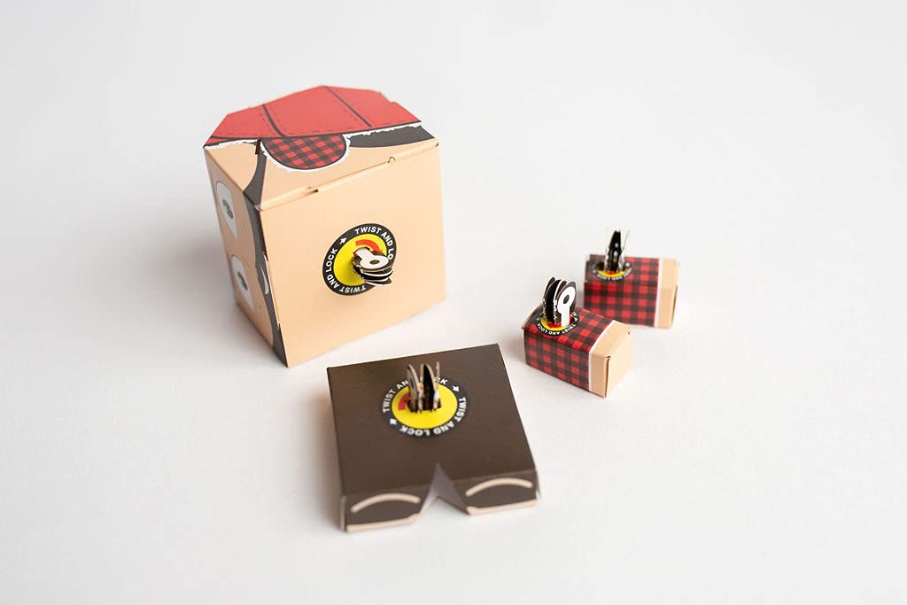 Cubles Paul Bunyan Build Your Own 3D Product Figures | A Sturdy No Glue No Scissors Activity