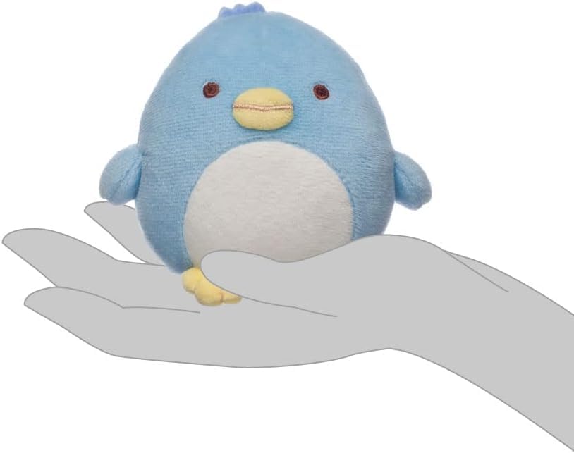 SUMIKKOGURASHI Penguin Plush Toy - Small 4 inches - Blue - Original San-X