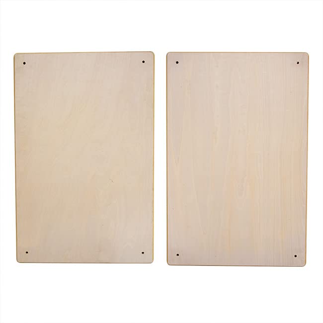 BestNest Nature Presses Set of 2, 12" x 18", Tan MDF, Model NP1218-CP2