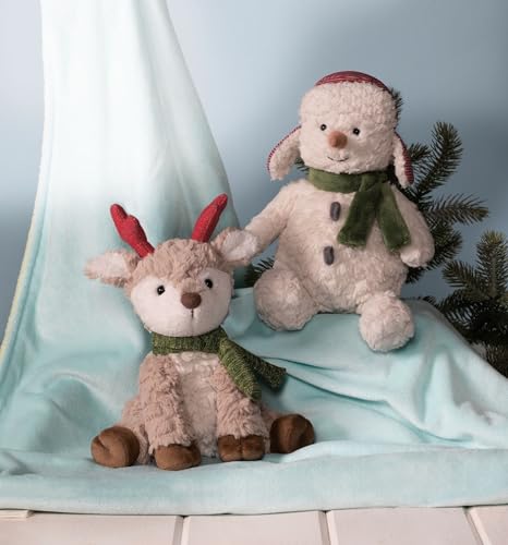 Mary Meyer Stuffed Animal Putty Collection Soft Toy, 12-Inches, Snowfall Snowman