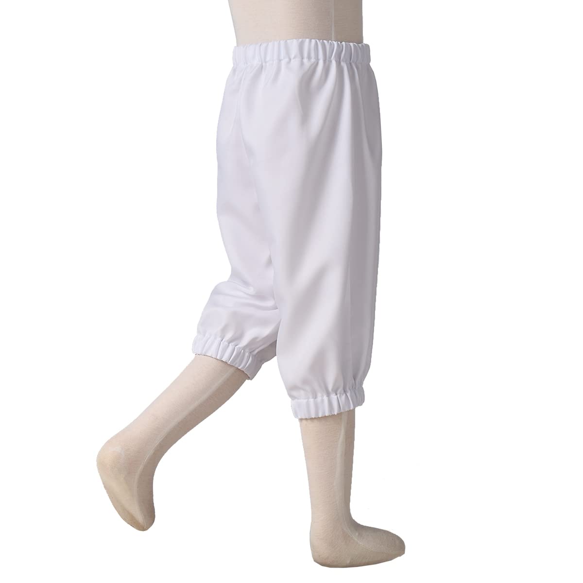 Bpurb Boys Colonial Costume 18Th Century Colonial Boys Costume Boys Colonial Pants Boys Knicker Pants Size 7 8 10 12 14 16 (Whit
