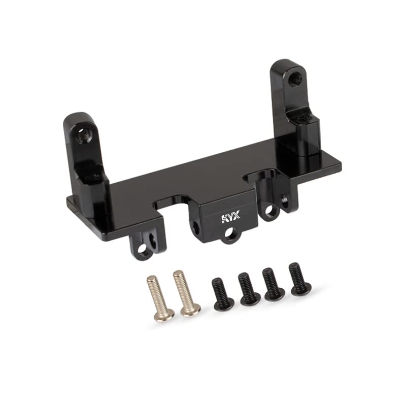 KYX Racing CNC Machined Aluminum Front Axle Servo Mount Linkage Upgrades Parts Accessories for 1/18 RC Crawler Car Axial Capra U