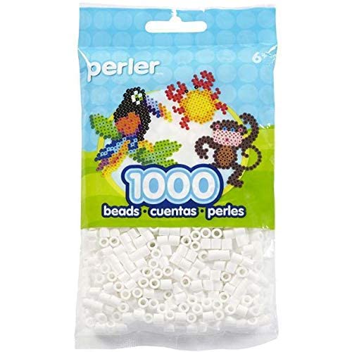 Perler Beads Bead Bag, White (White-Black-Red) (Original Version) (Original Version)