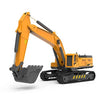 Pluspoint Construction Vehicles 4Pc Set Friction Powered Dumper, Mixer, Excavator, Bulldozer Pretend Play Toy Trucks With Moveab