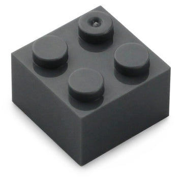 Feleph 2X2 Bricks Dark Stone Gray 400 Pieces Parts Classic Building Creative Play Blocks Set Toy Classic Accessories Creative Play Compatible With 3003 Major Brick Brands Building Blocks Toy