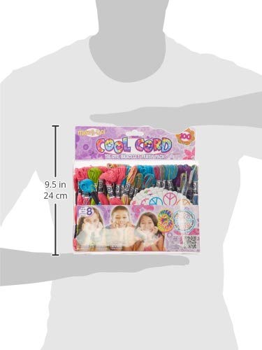 Janlynn Cool Cord Friendship Bracelet Pack, Makes 100 Bracelets