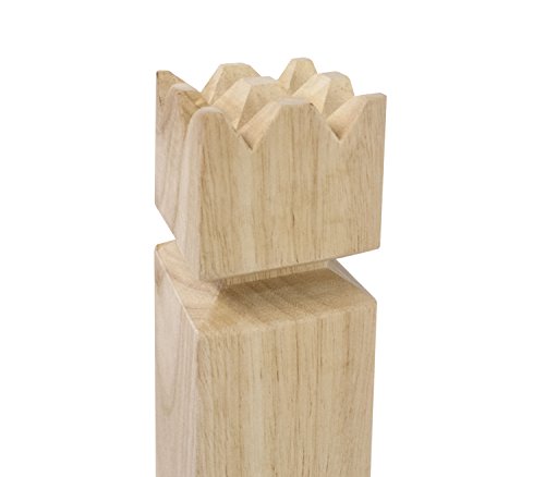 Yard Games Kubb Premium Size Outdoor Tossing Game With Carrying Case, Instructions, And Boundary Marker