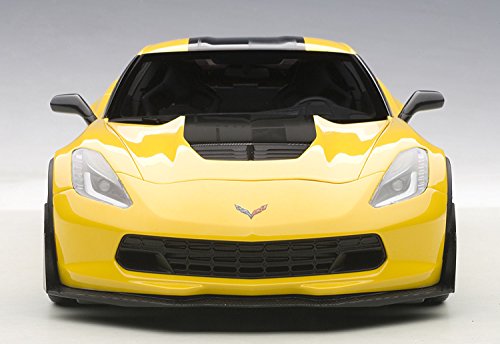 Autoart 2016 Chevrolet Corvette C7 Z06 C7R Edition Corvette Racing Yellow 1/18 Model Car