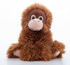 The Petting Zoo Orangutan Stuffed Animal Plush Toy, Brown, 9 in, Recycled Materials, Model 421127