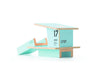 CANDYCAR Wooden Diecast Collection - Teal Santa Monica enhanced Handcrafted Beech Wood Beach Tower