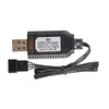ZFVTFC 7.4V SM-4PIN Plug USB Lipo Charger Cable Plug Compatible RC Car RC Plane RC Tank RC Boat and Other Remote Control Toys fo