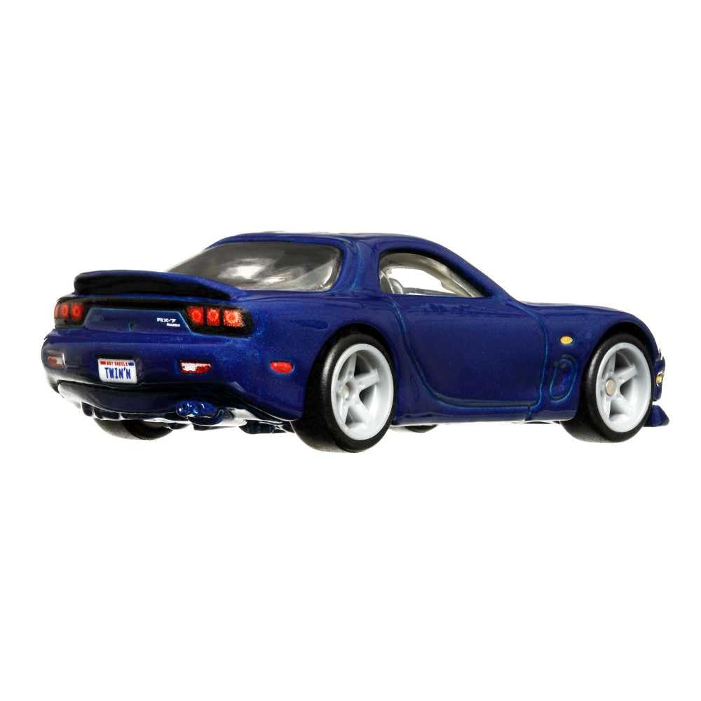 1995 Mazda Rx7 Blue Metallic ''Ronin Run'' Series Diecast Model Car By Hot Wheels