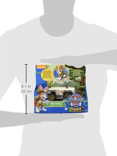 Paw Patrol, Jungle Rescue, Trackers Jungle Cruiser, Vehicle & Figure