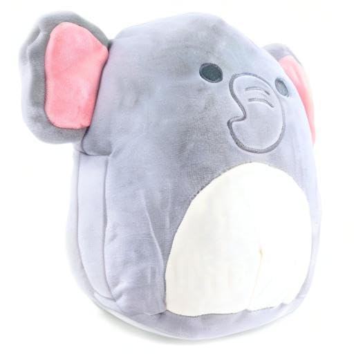 Squishmallows Mila 8" Grey Elephant Plush - Soft Polyester Toy, KTY-SQ20-8J_ELE-C