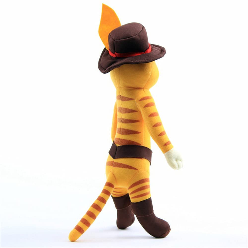 Secretcastle Yellow Cat Plush Toys Soft Paws Plush Toy 14'' For Family Friends (Yellow)