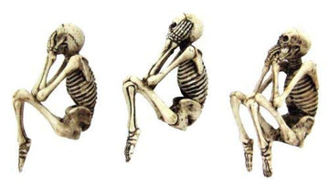 Pacific Giftware Ptc 3.75 Inch See, Speak And Hear No Evil Shelf Sitters Statue Figurine