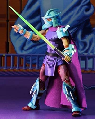 NECA Teenage Mutant Ninja Turtles Shredder 7" Action Figure - Plastic, One Size, As Shown, Model 54118