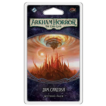 Arkham Horror The Card Game Dim Carcosa Mythos Pack - Journey Beyond Madness! Lovecraftian Cooperative Living Card Game, Ages 14