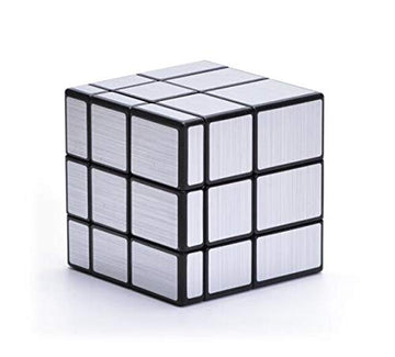 Cuberspeed Mirror Cube 3X3X3 Silver Sticker Magic Cube Black 3X3 Silver Mirror Blocks Speed Cube Mirror Cube 3X3X3 Speed Cube