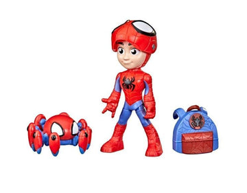 Marvel Spidey & His Amazing Friends Action Figures Superheroes + Villains (Choose Figure) (Spidey & Trace-E 2 Pack (4 inch))