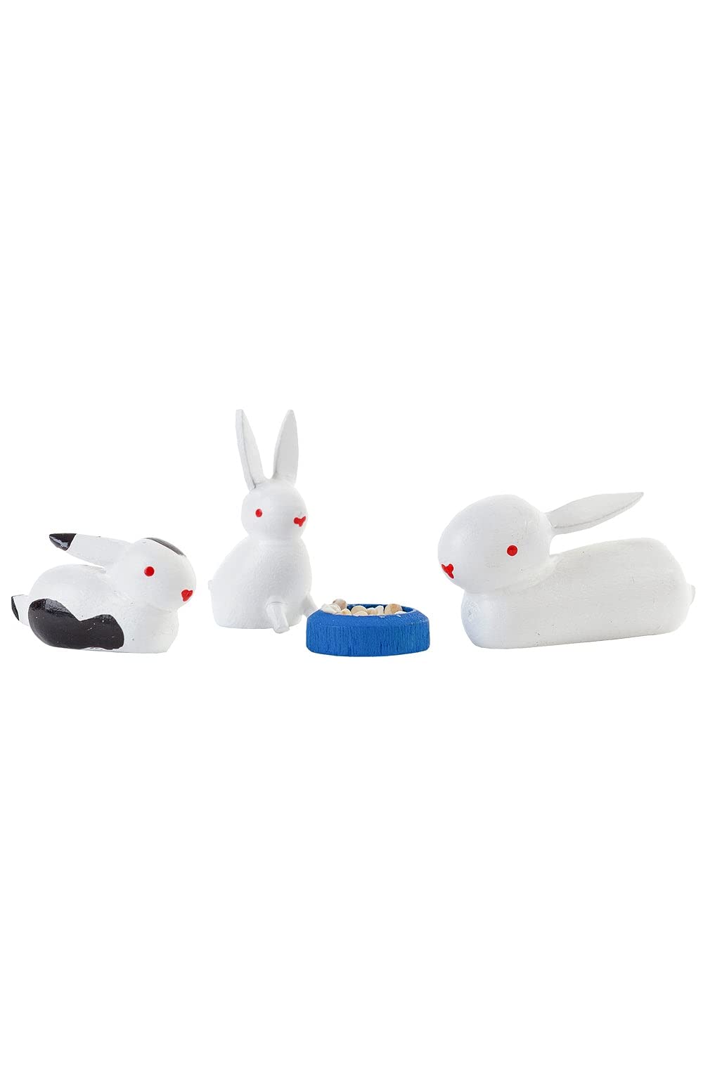 Alexander Taron 076-002 Dregeno Easter Figures-Rabbit Family-2 H x 1.75 W x 1.25 D, White