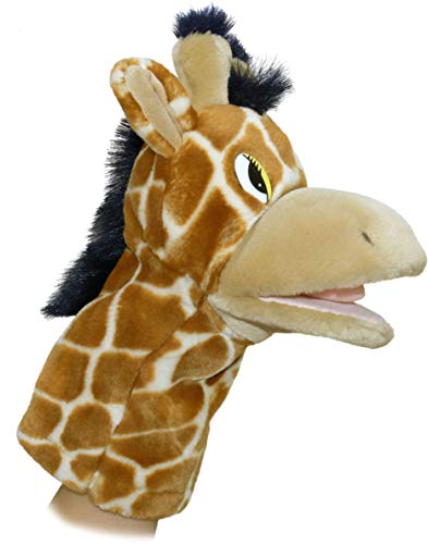 Aurora® Interactive Hand Puppet Jolie™ Stuffed Animal - Storytelling Adventures - Playful Learning - Brown 10 Inches