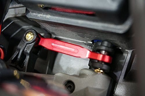 Alloy Aluminum Servo Steering Linkage Tie Rod for Traxxas X-Maxx X MAXX 6S 8S RED