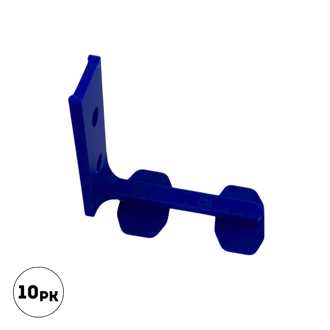 Double Racetrack Wall Connectors Compatible With Hot Wheels Tracks | Screw In Or Adhesive Version | Create Epic Racetracks | Mad