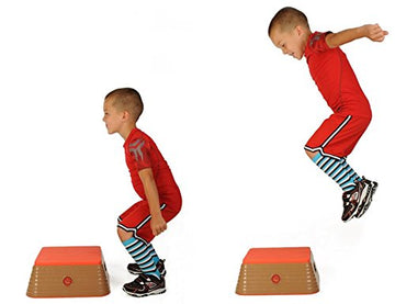 Wod Toys Plyo Box Mini - Safe, Durable Jump Plyometric Box Toy For Kids Fitness Participation - Kid Gym Workout And Exercise Equ