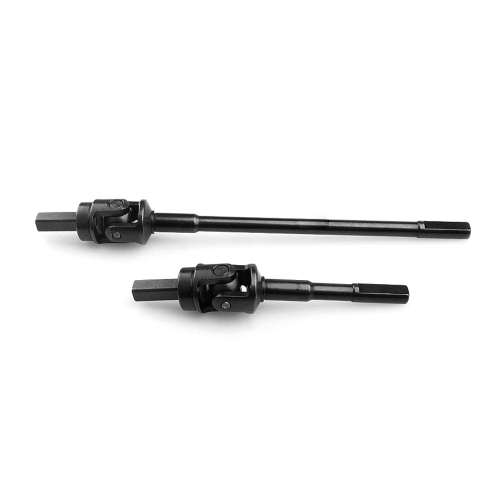 RZXYL Hard Steel Front Axle Drive Shaft CVD Set for 1/10 Axial SCX10 III AX103007 RC Crawler Car (Front)