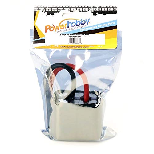 Powerhobby 6 Pack 13200uf RC Cap Pack/Capacitor for Extreme Racing 4s 6s 8s 12s