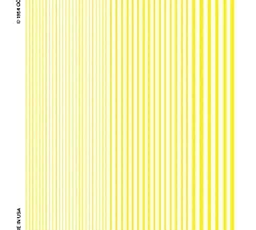 Woodland Scenics Stripes Yellow Dry Transfer Decals