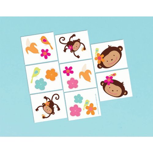 Monkey Love Tattoo Favors-