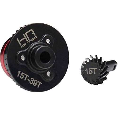 Hot Racing VXS9282X02 Steel Helical Spiral Gear Set w/ Aluminum Cover Plate - Tra 1/16