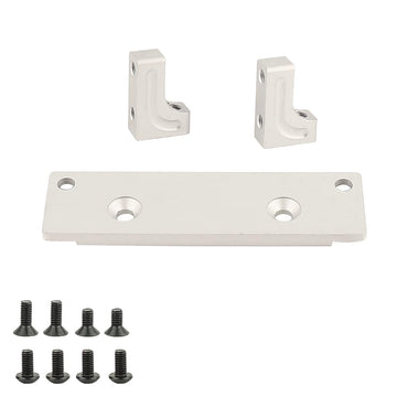 RZXYLRC 1/10 Metal Alloy Front Axle Servo Mount Holder Servo Fixed Bracket for AXI03004 Capra 1.9 RC Car Alloy Upgrade Parts (Si