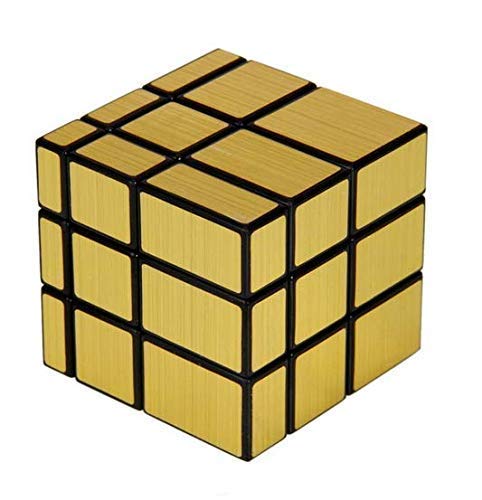 Jo Baby Cube Combo Set of Gold Mirror & Mastermorphix Cube High Speed Stickerless Magic Cube Puzzle (CUBE-GPY)