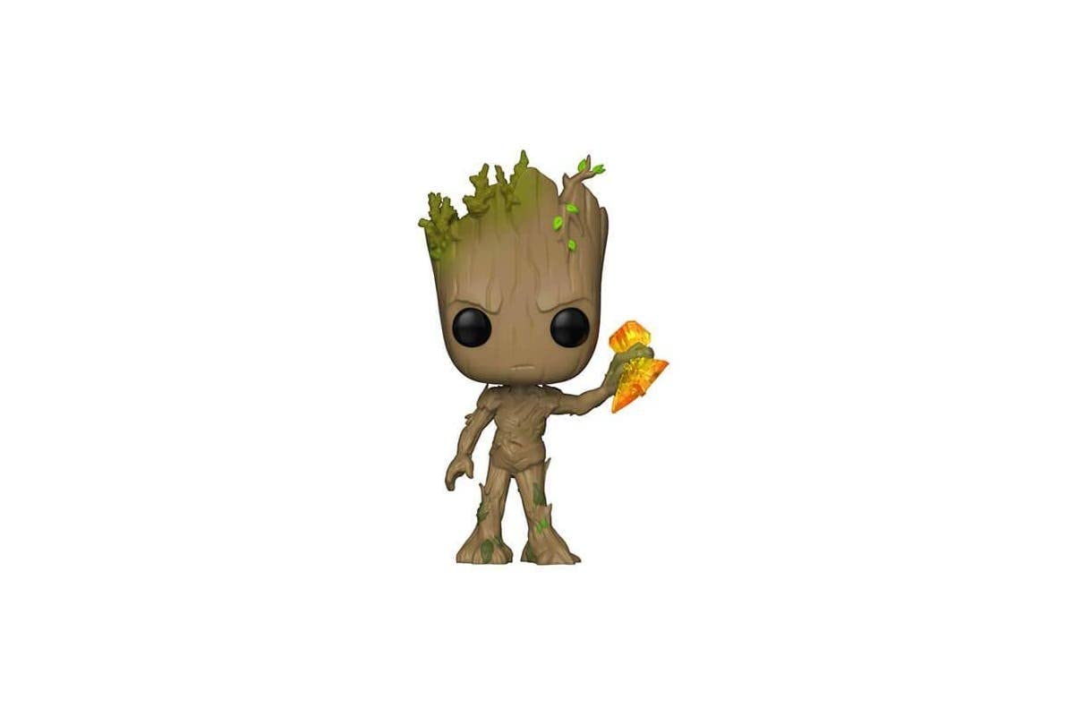 Funko Pop! Marvel: Avengers Infinity War - Groot With Stormbreaker -,Multicolor, Standard