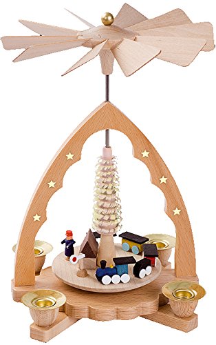 16354 - Richard Glaesser Pyramid - Train - 7.5H x 5.25W x 5.25D