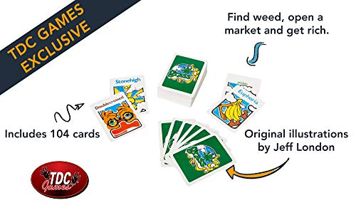 Tdc Games Grass Card Game, Novelty Card Game For Adults, Fast Paced Card Game For 2-6 Players, Hilariously Fun Game To Play With Friends, Card Game For Game Night