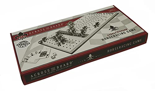 Horseracing Gametop, 2-20 Players, Walnut